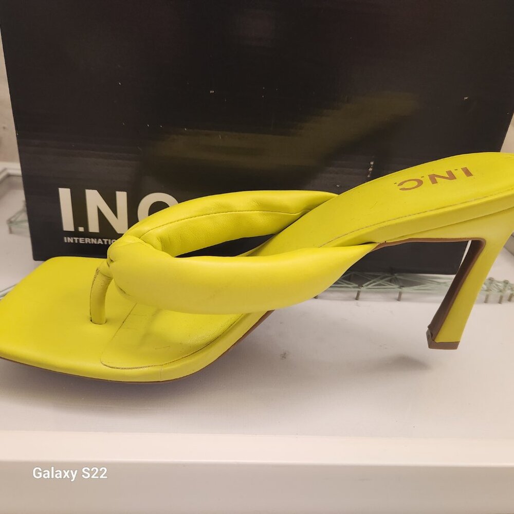 INC International Concepts Yellow Sandals - Picture 5 of 12